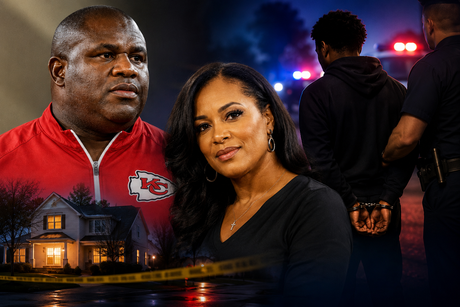 Chiefs Coach Eric Bieniemy’s Wife Shot at Virginia Home; Son Arrested, Police Say